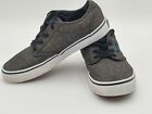 VANS Atwood Youth Size 5 Grey, Lace-up Skate Sneaker Athletic Shoes