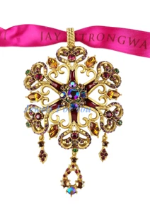 JAY STRONGWATER HOLYDAY 2011 ANNUAL ORNAMENT SDH2031250 SWAROVSKI NEW BOX USA - Picture 1 of 4