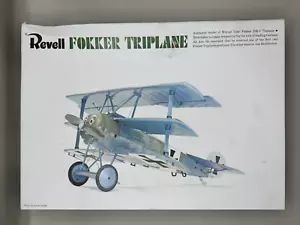 Vintage 1969 Revell Fokker Triplane Model Kit # H-292: Unassembled - Picture 1 of 9
