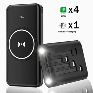 1000000mAh Portable Power Bank USB LCD External Battery Charger For iPhone 15/14 - Picture 1 of 15