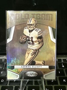 2016 Panini Certified Ezekiel Elliott Gold Team RC Rookie #14