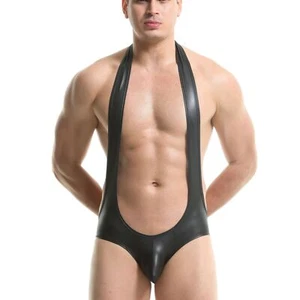 Lingerie One Piece Underwear Men's Jumpsuit Bodysuit Leotard Wrestling Singlet - Imagen 1 de 15