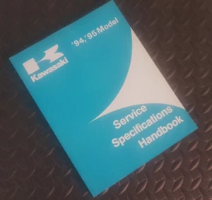 GENUINE KAWASAKI SERVICE SPECIFICATIONS HANDBOOK - 1994/95 MODELS - Picture 1 of 2