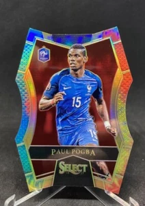 2016 Panini Select Soccer Paul Pogba Die Cut Tie Dye Prizm /30 #156 - Picture 1 of 2