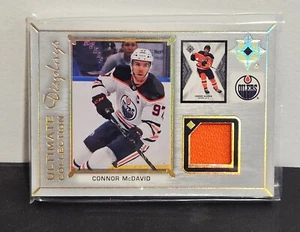 2021-22 UD NHL Ultimate Collection Displays Connor McDavid Game Worn! - Picture 1 of 2