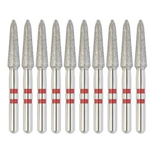 Zirconia Diamonds Burs FG Modified Chamfer Fine Grit Z878K/021F Two Stripper - Picture 1 of 6