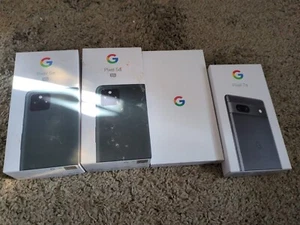 Lot Of 4 Empty Google Pixel Phone Boxes - Picture 1 of 1