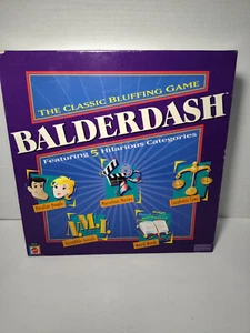 Balderdash Board Game 2003 Mattel The Classic Bluffing Game NEW OPEN BOX - Picture 1 of 7