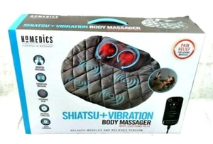 Homedics Shiatsu Vibration Body Massager w/ Soothing Heat, Heating Pad Massage - Picture 1 of 4