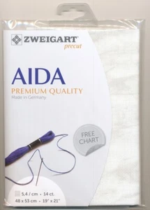 Zweigart Precut Aida Star TRACKED POST 14CT Colour 3706.1079 size 48 x 53 cm - Picture 1 of 3