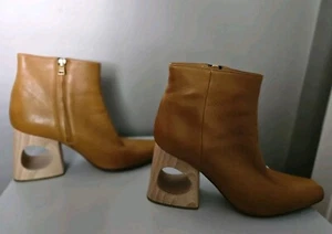 MARNI Womens Leather Ankle Boots Size 8.5 - Picture 1 of 5