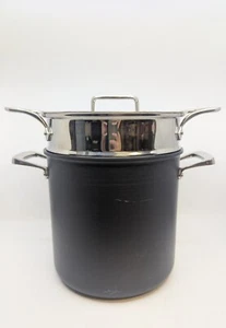 All-Clad 8 QT Hard Anodized Multipot with Stainer/Steamer Insert - Picture 1 of 10