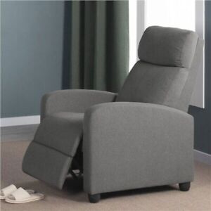 Fabric Recliner Chair Single Modern Sofa Home Theater Seating for Living Room