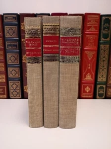 3 Book Lot: Plato's 5 Dialogues, Utopia Thomas More & ~Classics Club~VINTAGE - Imagen 1 de 6