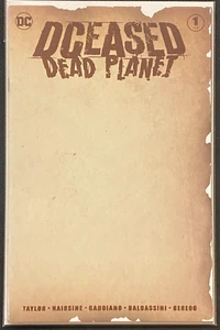 Dceased Dead Planet #1 Blank Sketch Variant DC 2020 VF/NM Comics - Imagen 1 de 1