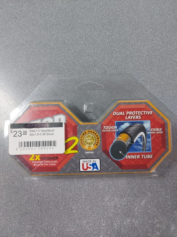 Stopflats2 Tire Liners 26x1.5-1.95 Silver SF2 PR - Image 1 of 3