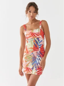 Guess Kleid Tropical Print Größe XL Mehrfarbig - Bild 1 von 7