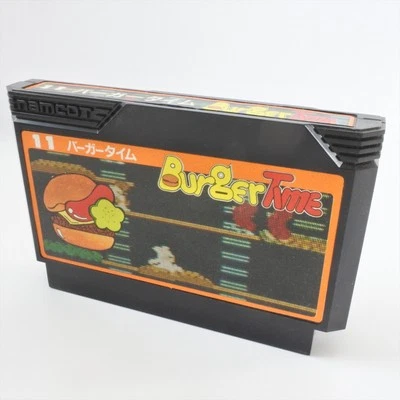 Famicom BURGER TIME 11 First Version Cartridge Only Nintendo 3021 fc - Image 1 of 4