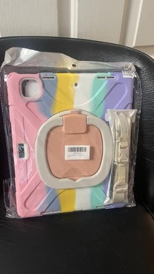 For iPad Air 4th Gen Pro 11" 12.9" 2025 Kids Shockproof Rugged Stand Case Cover - Image 1 of 4