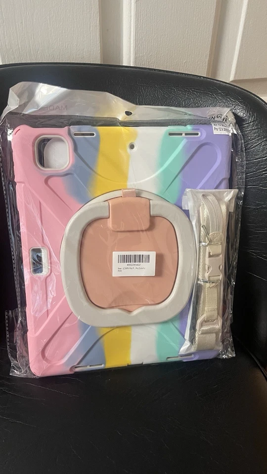 For iPad Air 4th Gen Pro 11" 12.9" 2025 Kids Shockproof Rugged Stand Case Cover - Image 1 of 4