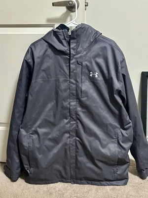 Under Armour Men's Coldgear UA Porter 3-In-1 Jacket - Gray, Size XL - Image 1 of 4