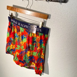 Boxer tejido estampado tropical Ralph Lauren Polo nuevo con etiquetas | Talla M (cintura 32" - 34") - Imagen 1 de 7