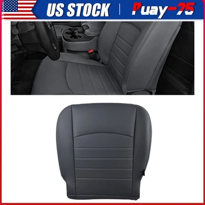 Driver Bottom Seat Cover Gray For 2016-2018 Dodge Ram 2500 3500 Work Truck Foto 1 de 4