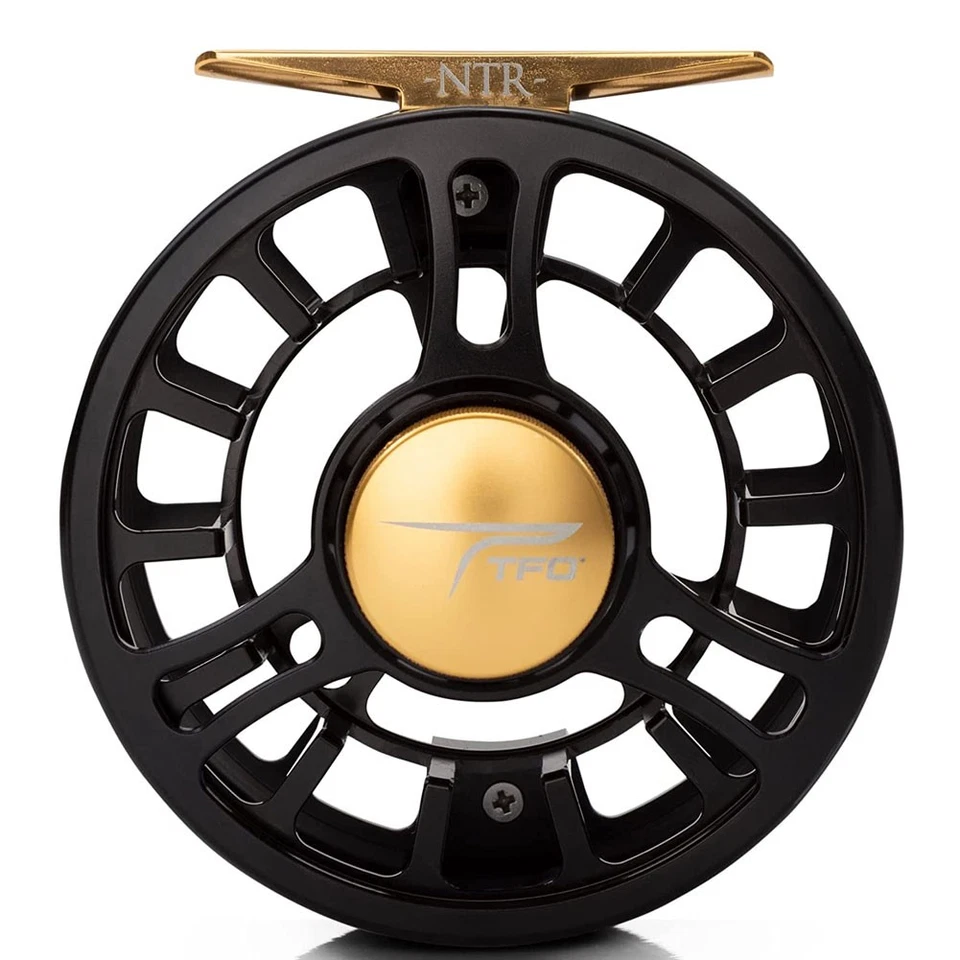 TFO NTR III Black/Gold Fly Fishing Reel (TFR-NTR-III-BG)
