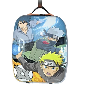 Naruto Anime Kids Rolling Carry-On Luggage Suitcase Collapsible Backpack Bag - Picture 1 of 9