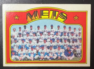 Tarjeta del equipo 1972 Topps Baseball #362 New York Mets EX-NM - Imagen 1 de 2