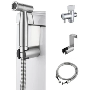 Handheld Sprayer Kit with Adjustable Jet Spray for Toilet Handheld Bidet Clot... - Picture 1 of 9