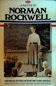 A Salute to Norman Rockwell Jaymar Sealed Puzzle Happy Birthday Miss Jones - Picture 1 of 1