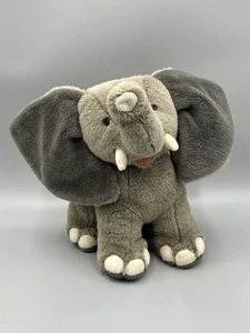 1993 Vintage 24K Polar Puff Elefant Plüsch grau Spezialeffekte 12 Zoll Stofftier - Bild 1 von 11