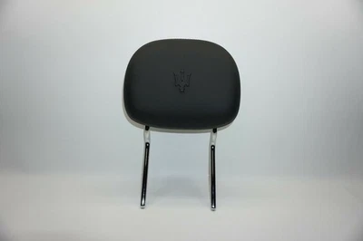 MASERATI GHIBLI FRONT SEAT HEADREST 2014 2015 2016 2017 2018 2019 BLACK OEM - Image 1 of 4
