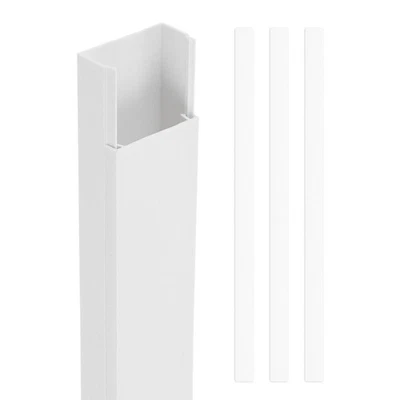 3x Schnur Hider Wand 15,7"x 1,5"x 0,75" Kabel Abdeckung Selbst Klebe Draht Hider - Bild 1 von 4