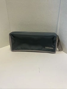 Case Logic 15 Cassette Tape Storage Carry Holder Navy Blue Gray Hard Padded - Picture 1 of 5