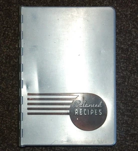 Balanced Recipes by PILLSBURY ~ 1933, 1st Ed. ~ 11-Ring Aluminum + Bonus Recipes - Picture 1 of 7