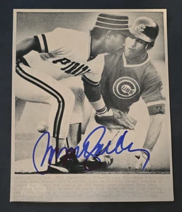 1985 RYNE SANDBERG Signed Original Press Photo-HOF-CHICAGO CUBS-JSA - Picture 1 of 8