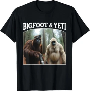Bigfoot & Yeti Lustiges Sasquatch Bigfoot Vlogs für Wanderer T-Shirt Unisex T-Shirt - Bild 1 von 2