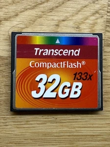 Transcend CF Memory Card 32GB 133x Compact Flash Card CF Card - Picture 1 of 2