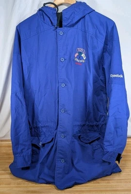 Chaqueta Reversible Natación Equipo Olímpico de Estados Unidos Para Hombre Talla Grande Barcelona Reebok Rara Foto 1 de 4