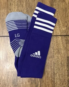 Adidas Unisex Copa Zone Cushion IV Socks Large NEW! -Blue/White Cushion Soccer L - Foto 1 di 7
