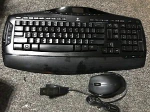 Logitech MX3200 Cordless Desktop MX3200 Keyboard MX600 Mouse Receiver VG TESTED - Picture 1 of 9