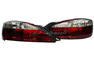 Crystal rear tail lights RED CLEAR For NISSAN 1999-2002 Silvia S15 200SX - Picture 1 of 3