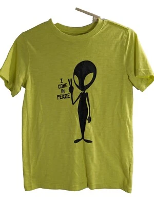 Gap Kids мальчиков футболка/молодежь большой/желтый/чужой/хлопок - Изображение 1 из 3