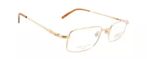 New Authentic SEIKO T-599 001 Japan Gold Titanium Nickel Allgery Free Eyeglasses - Picture 1 of 7