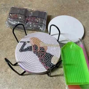Taylor Swift Diamond Art Coasters - Picture 1 of 1