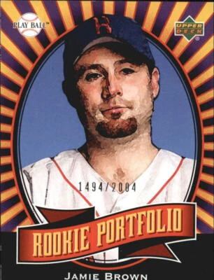 2004 Upper Deck Play Ball #143 Jamie Brown RP RC /2004 - NM-MT - Image 1 of 2