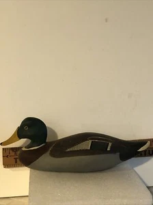Vintage Mallard Decoy signed 1983 Charles Jobe Havre de Grace Md - Picture 1 of 5