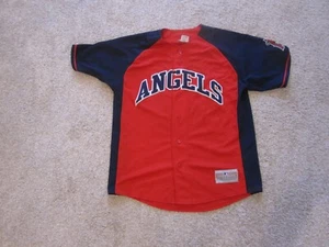 Vintage TORII HUNTER #48 Anaheim Angels Jersey Size Large  - Picture 1 of 5